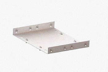 Соединитель лотковый замковый СЛЗ-200х80х1,0 УТ1,5, оцинкованный лист, S1,0