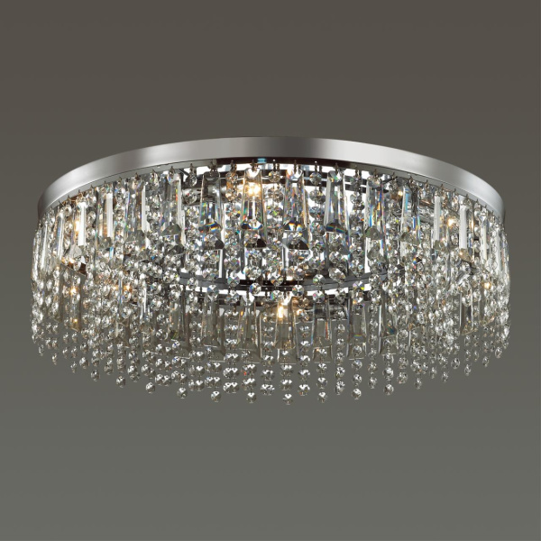 Люстра потолочная E14 6*40W 220V SPARKLE хром LUMION