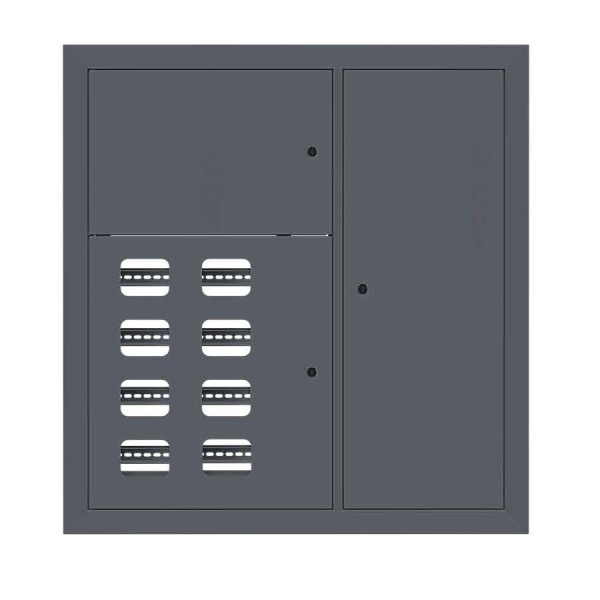 Щит этажный 8 кв, RAL7016 (1000х950х150) PROxima EKF