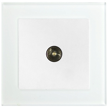 Розетка телевизионная 1-местная STEKKER GLS00-7008-01, 75 Ом, 5-862МГц, серия Катрин, белый