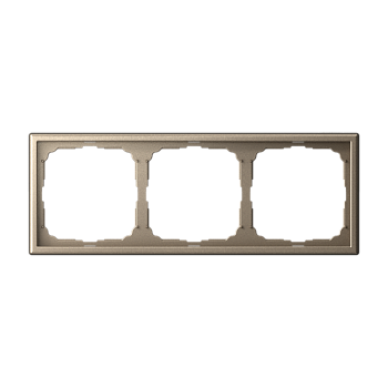 ARTGALLERY 3-постовая РАМКА, универсальная, ШАМПАНЬ Systeme Electric