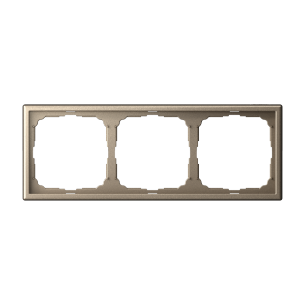 ARTGALLERY 3-постовая РАМКА, универсальная, ШАМПАНЬ Systeme Electric