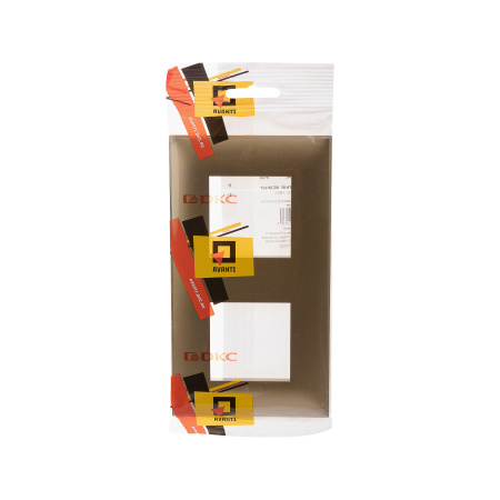 Рамка "Avanti", "Золотистый жемчуг", 2 поста (4 мод.) DKC