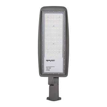 29-12 Светильник светодиодный, уличный, консольный с регулировкой наклона 150Вт, 230/50Гц, 18000лм, 5000К, IP66, КСС "Ш", 608х200х85мм, ø65мм, серый A