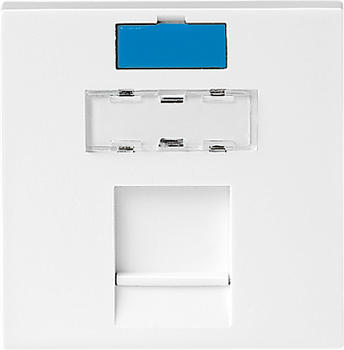 Variant+ Накладка  СУ компьютерная со шторкой . белый IP20 ABB