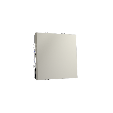 Проходной переключатель встраиваемый Voltum S70 одноклавишный 10А, (шелк)