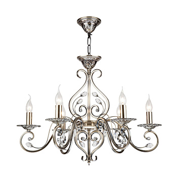 Люстра 6*E14 60Вт Бронза IP20 Leaves RC109-PL-06-R Maytoni