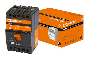 Выключатель автоматический ВА МОД ВА88-32 3П 40А 25кА TDM