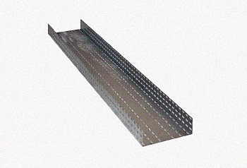 Лоток перфорированный ЛМ 100х50х3000 УТ1,5, горячее цинкование, S2,0