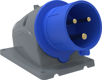 Вилка стационарная ССИ-523 32А-6ч/200-250В 2P+PE IP44 MAGNUM IEK