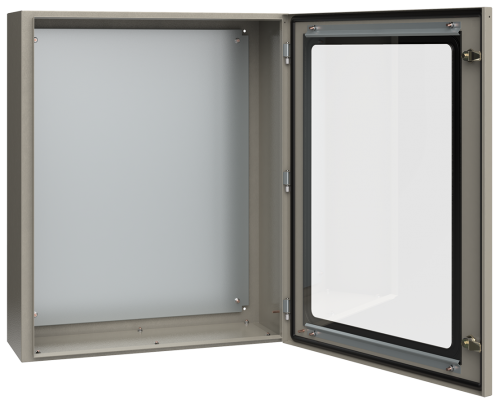 Щит металлический ЩМП-4-0 (800х650х250мм) У2 IP54 прозрачная дверь IEK