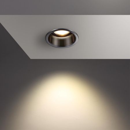 Встр.св-к IP20 GU10 50W 220V BUTT жемчужный черный NOVOTECH