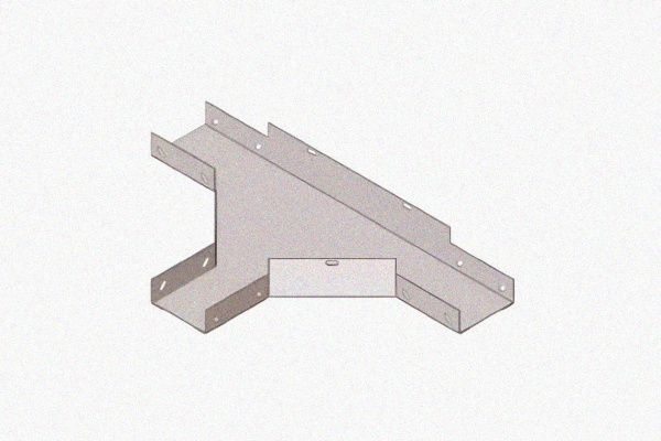 Лоток тройниковый замковый перфорированный ОТЗ 150х80 УХЛ1, горячее цинкование, S1,5