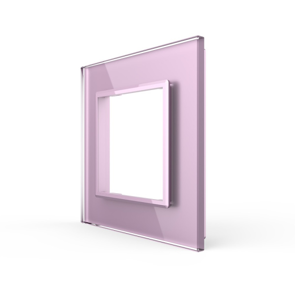 Рамка для розетки Розовая Livolo