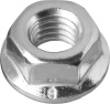 Гайка DIN 6923 с фланцем, M6, 5 кг, кл. пр. 6, оцинкованная, ЗУБР