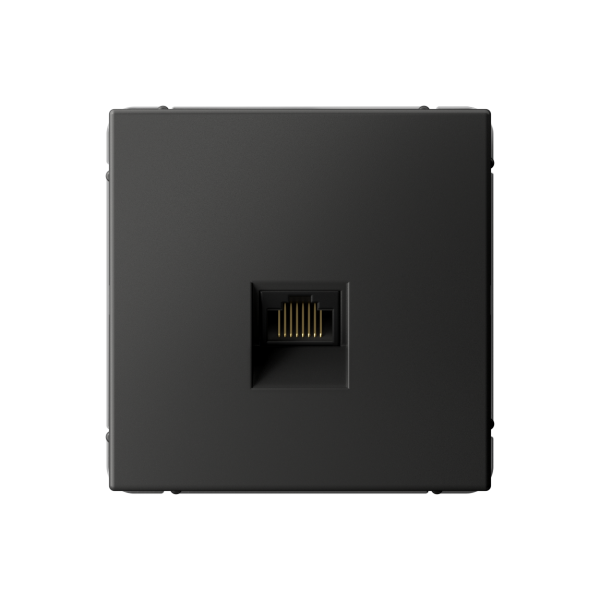 ARTGALLERY РОЗЕТКА компьютерная RJ45, кат. 6A, механизм, БАЗАЛЬТ Systeme Electric