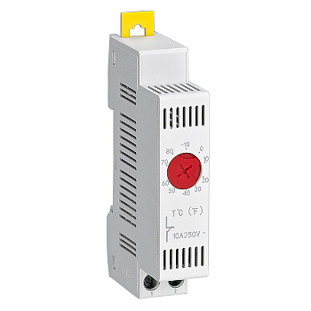 Термостат модульный с регулируемым диапазоном температуры -10…+80°C, NС-контакт DKC