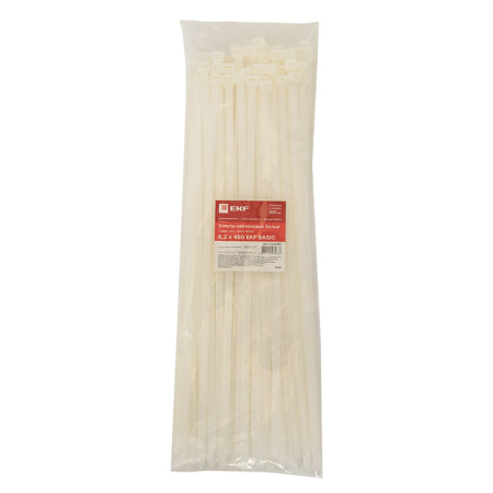 Хомут нейлоновый (8,2х450) (100шт) Basic EKF