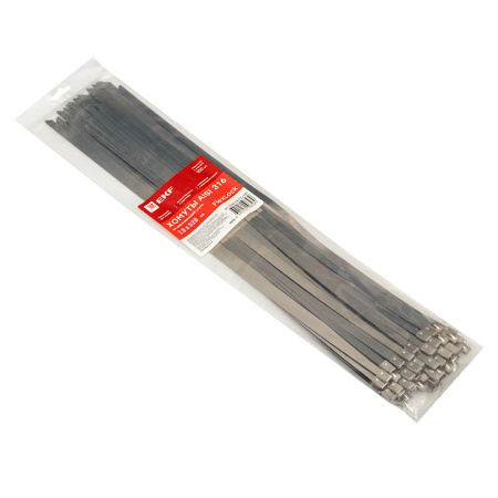 Хомут AISI 316 из нержавеющей стали, 7,9x520 (100 шт) FlexLock PROxima EKF
