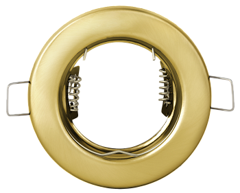 Светильник встраиваемый под лампу MR16 золото IEK