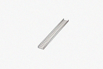 Лоток замковый перфорированный ЛМЗ 600х85х3000 УТ1,5, горячее цинкование, S1,5