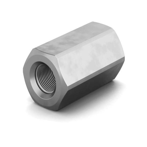 Гайка М10 DIN 6334 соединительная, класс прочности 6, термодиффузия Ostec