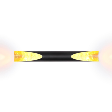 Настен.св-к LED 12W 3000К 80х60 WHITNEY черный с золотом/металл ODEON LIGHT
