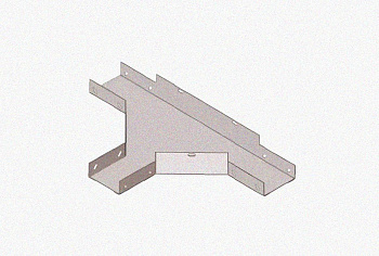 Лоток тройниковый замковый глухой ОТЗГ 500х50 УТ1,5, горячее цинкование, S1,0