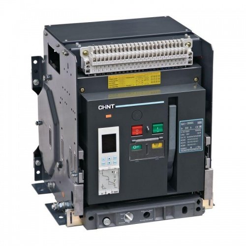 Воздушный автоматический выключатель NA1-2000-1600М/3П выкат., 1600А, 80кА, тип М, AC230В CHINT