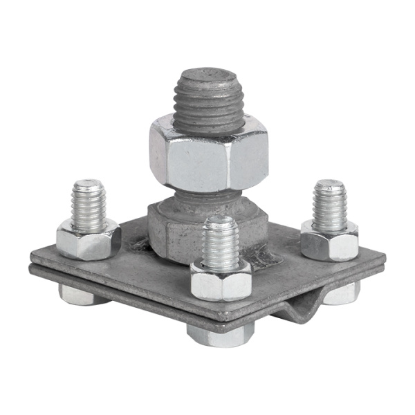 Зажим прута на штыре (пластина 56х56мм) HZ PROxima EKF