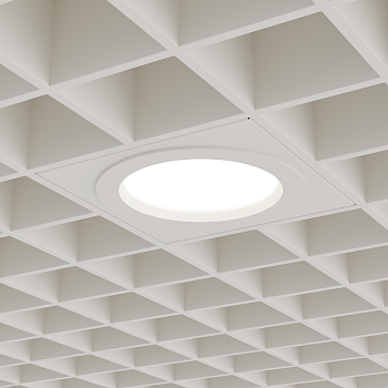 Светильник светодиодный ДВО LEDdownlight встр.круг 10Вт 4000К 001 белый IP20 АСТЗ