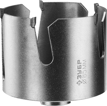 ПРОУНИВЕРСАЛ 85мм, коронка с твердосплавными резцами ЗУБР