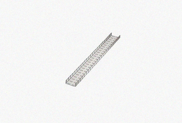 Лоток замковый перфорированный ЛМЗ 100х50х3000 УХЛ1, горячее цинкование S1,5