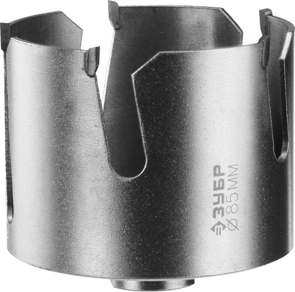 ПРОУНИВЕРСАЛ 85мм, коронка с твердосплавными резцами ЗУБР