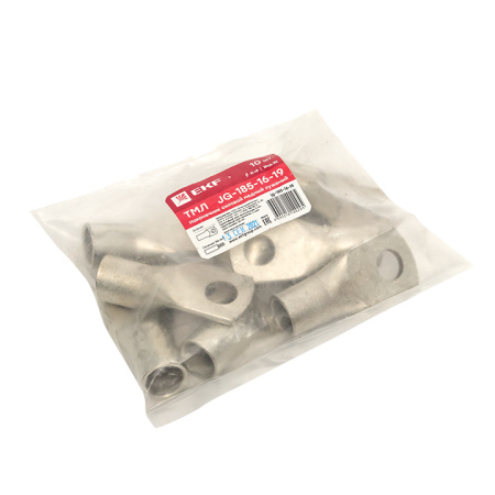 Наконечник силовой медный луженый JG-185-16-19 (ТМЛ) PROxima EKF