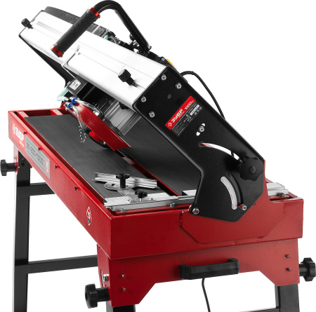 Электроплиткорез "Мастер", длина реза 920 мм, диск 200 мм, глубина реза 90°-32мм/45°-28мм, стол 960x400 мм, 1000Вт ЗУБР