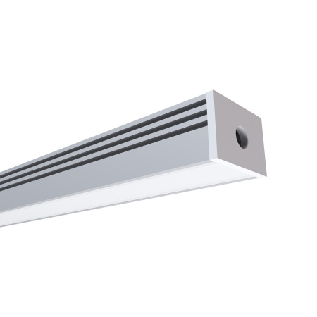 GM-08-10 Профиль алюминиевый для светодиодной ленты, анод., П-образный , накладной, серебро, 17х12мм, 2м, шир. ленты до 12мм, индивидуальная упаковка 