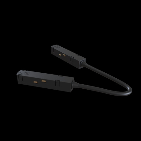 Угловой коннектор для питания магнитного шинопровода Пластик Черный TRA004CPC-22B Technical