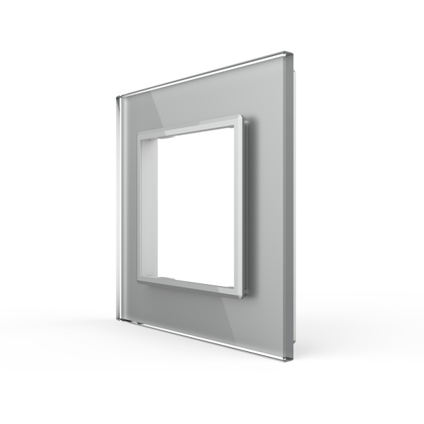 Рамка для розетки Серая Livolo