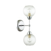 Бра E14 2*40W 220V EVERLY хром,стекло LUMION
