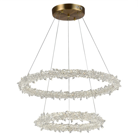 Люстра подвесная Золотистый/Прозрачный LED 1*80Вт 3000-6500К SL6105.203.02 ST LUCE
