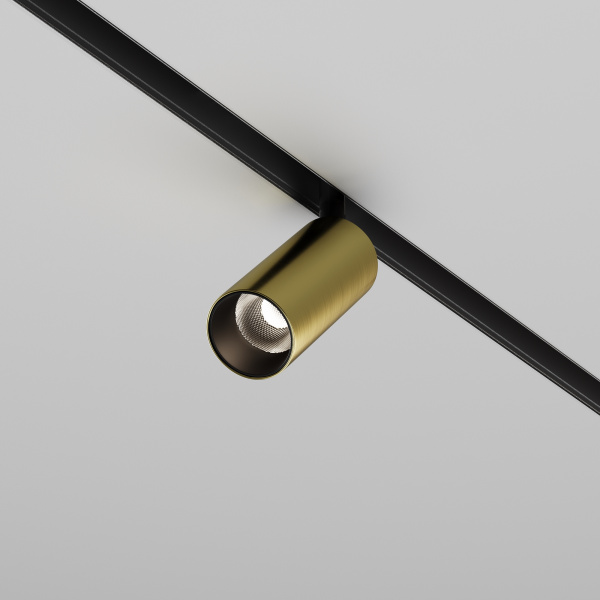 Трековый светильник LED 5Вт Черный и Латунь IP20 Magnetic track system Exility TR032-2-5W4K-M-BBS Technical Maytoni Трековый светильник LED 5Вт Черный и Латунь IP20 Magnetic track system Exility TR032-2-5W4K-M-BBS Technical Maytoni