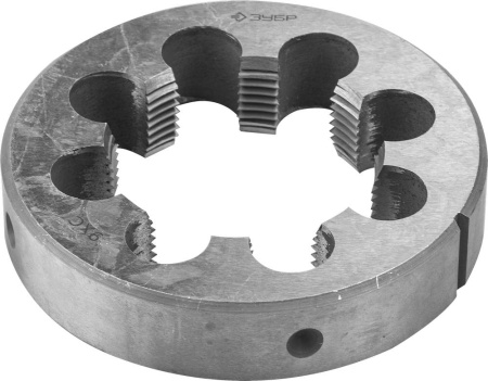 G 3/4", плашка трубная, сталь 9ХС, круглая ручная ЗУБР