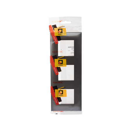 Рамка "Avanti", "Серый жемчуг", 3 поста (6 мод.) DKC