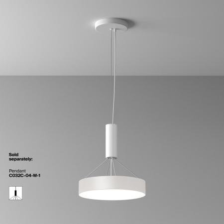 Потолочный светильник LED 36Вт Белый IP20 Ceiling & Wall C032CL-36W4K-RD-W Technical Maytoni