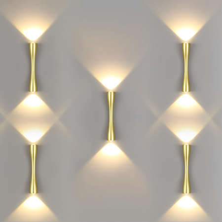 Настенный св-к IP20 LED 10W 536Лм 3000K ANIKA золотистый/металл ODEON LIGHT