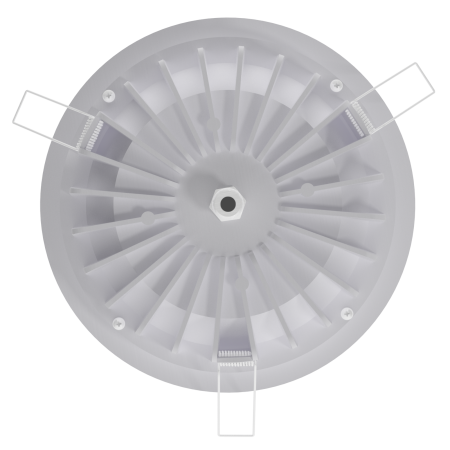 Светильник светодиодный ДВО LEDdownlight встр.круг 18Вт 4000К 001 170х45х150 IP54 АСТЗ