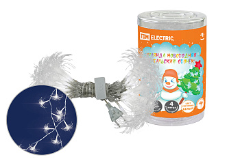 Гирлянда "Бенгальский огонек", белый свет, 4 м, TDM