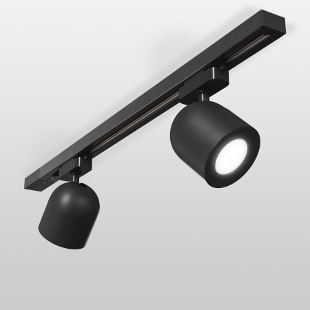 Трековый светильник для однофазного шинопровода MRL 1005 Ogma GU10 черный Elektrostandard