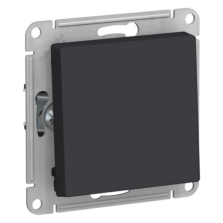 ATLASDESIGN Механизм выключателя СУ 1 кл. с самовозвратом 10А карбон IP20 Schneider Electric